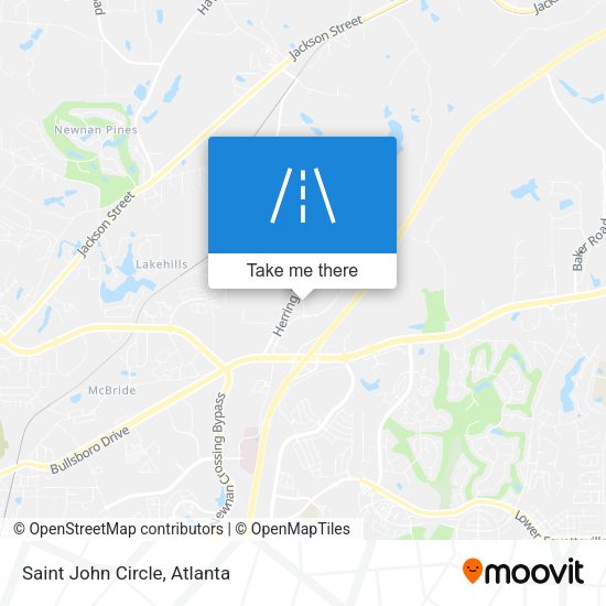 Mapa de Saint John Circle