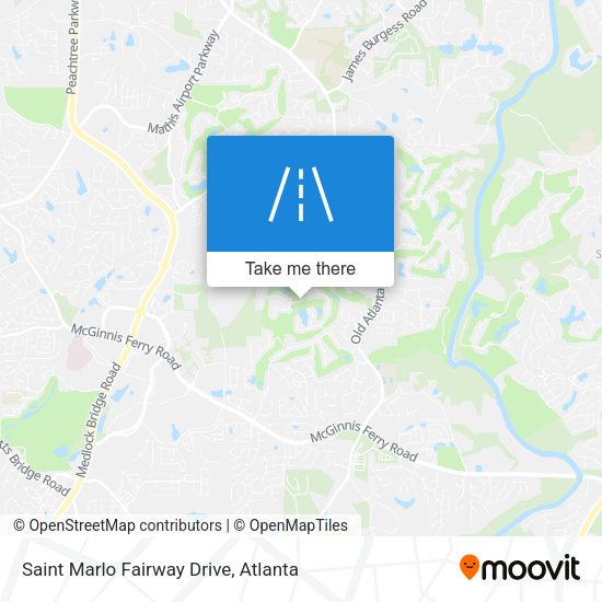 Saint Marlo Fairway Drive map