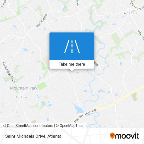 Saint Michaels Drive map