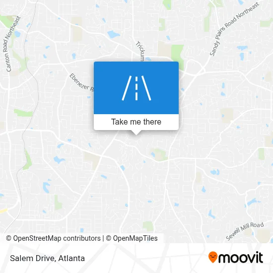 Salem Drive map