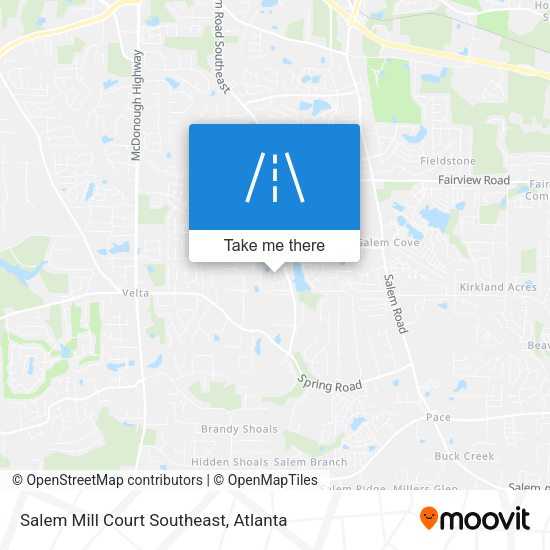 Salem Mill Court Southeast map