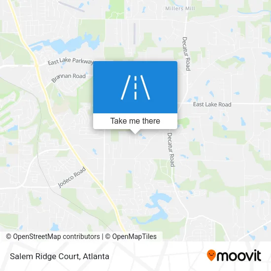 Salem Ridge Court map