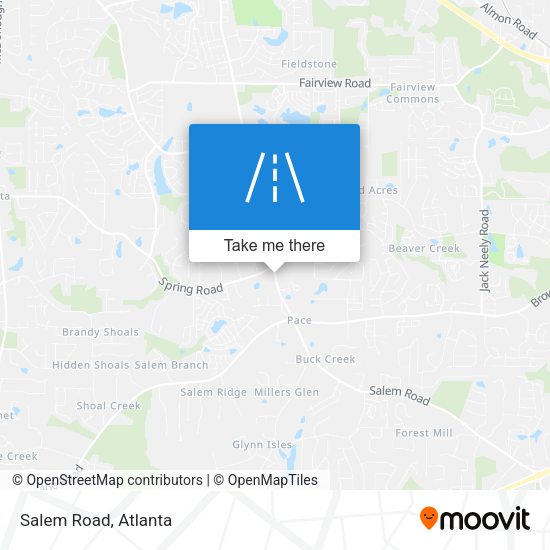 Mapa de Salem Road