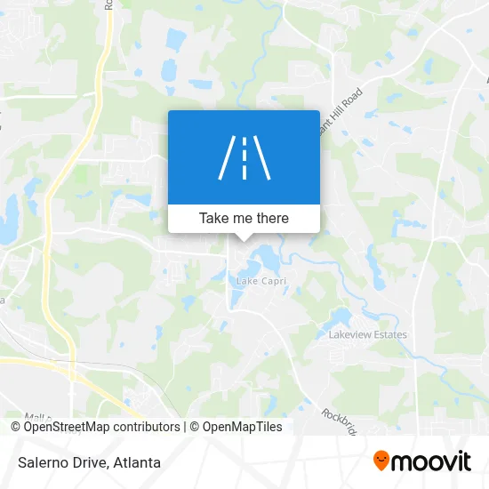 Salerno Drive map