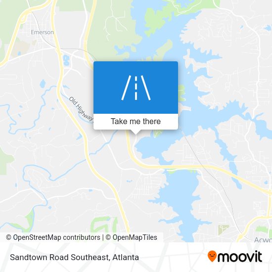 Mapa de Sandtown Road Southeast