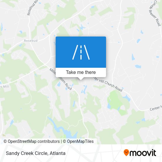 Mapa de Sandy Creek Circle