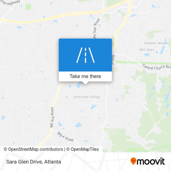 Mapa de Sara Glen Drive