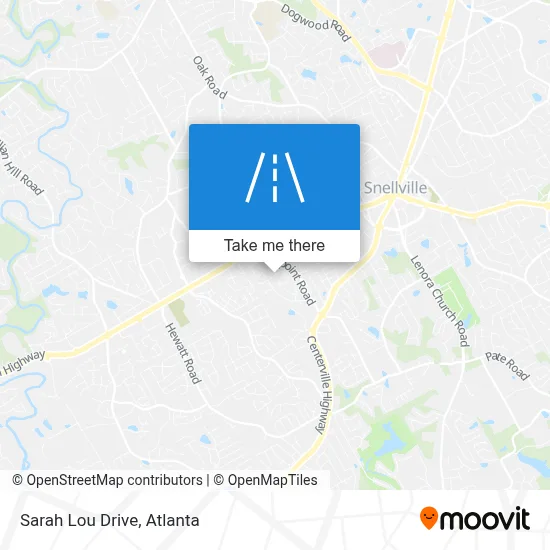 Sarah Lou Drive map
