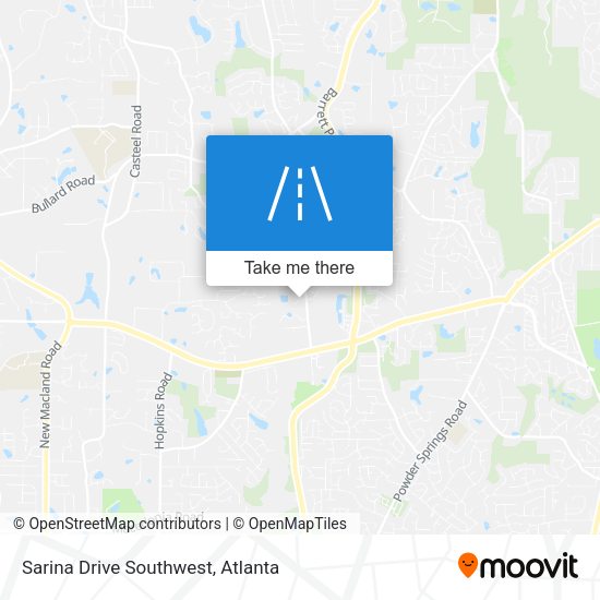 Mapa de Sarina Drive Southwest