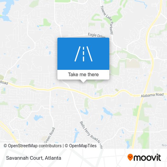Mapa de Savannah Court