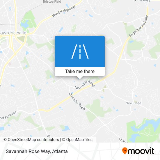 Mapa de Savannah Rose Way