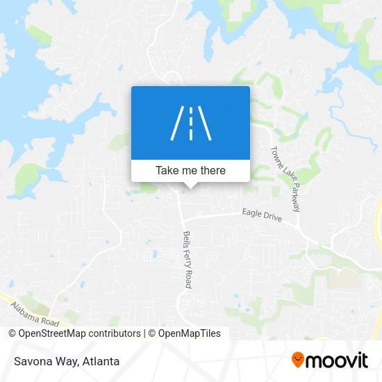 Savona Way map