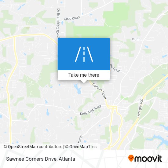 Sawnee Corners Drive map