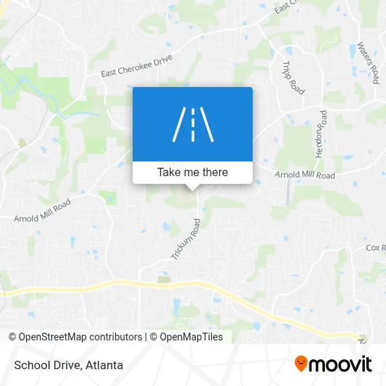 School Drive map