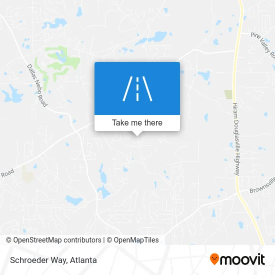 Schroeder Way map