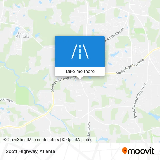 Scott Highway map
