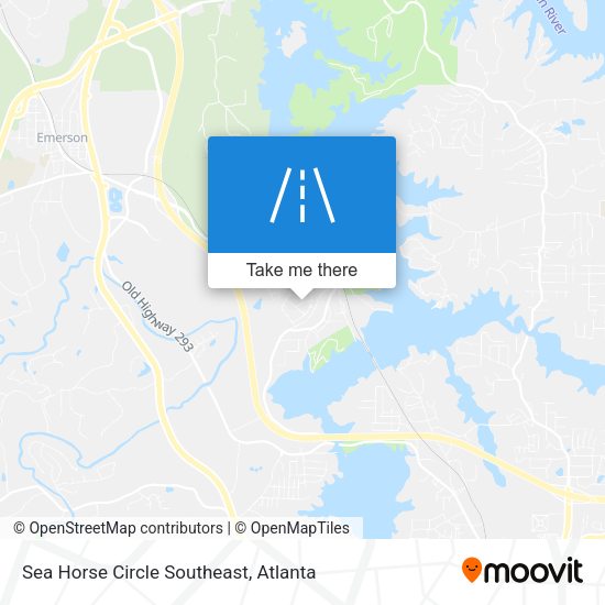Mapa de Sea Horse Circle Southeast