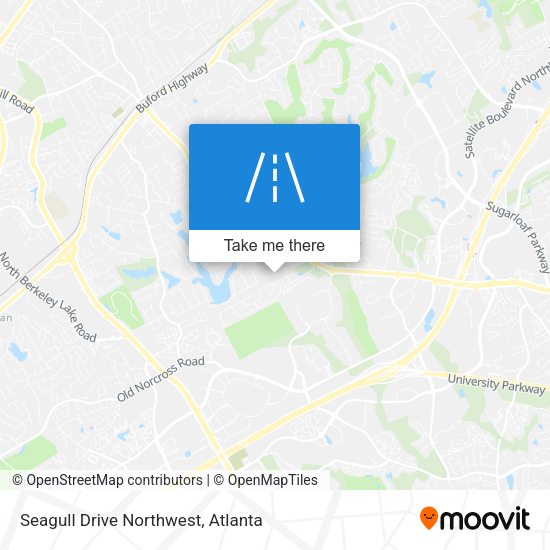 Seagull Drive Northwest map