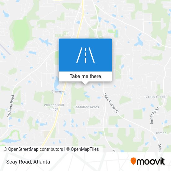 Mapa de Seay Road