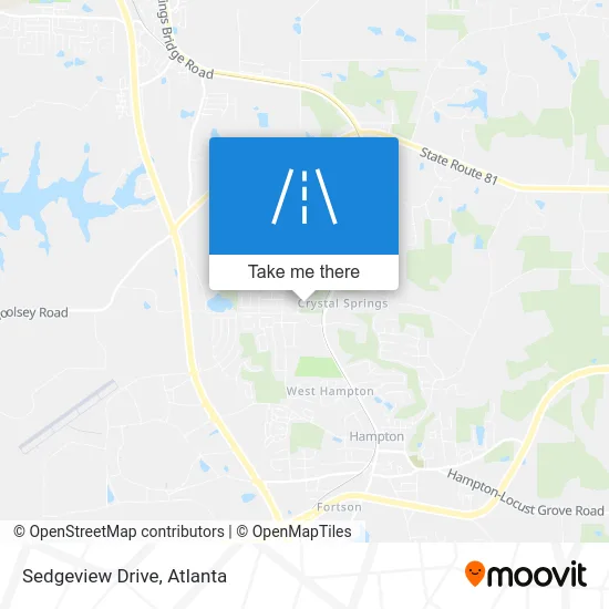 Sedgeview Drive map