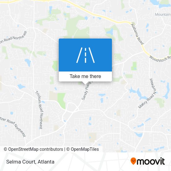 Mapa de Selma Court