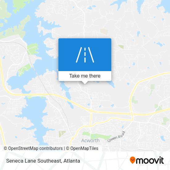 Mapa de Seneca Lane Southeast