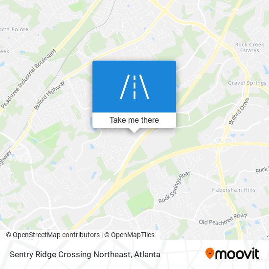 Mapa de Sentry Ridge Crossing Northeast