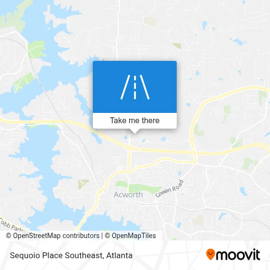 Sequoio Place Southeast map
