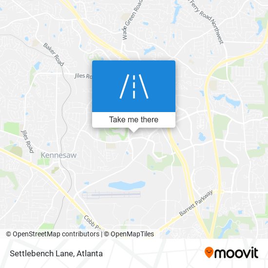 Settlebench Lane map