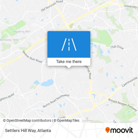 Mapa de Settlers Hill Way