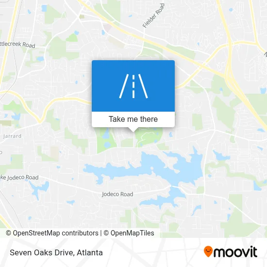 Seven Oaks Drive map