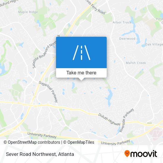 Mapa de Sever Road Northwest