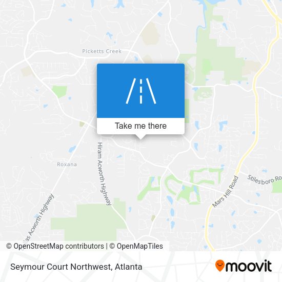 Mapa de Seymour Court Northwest