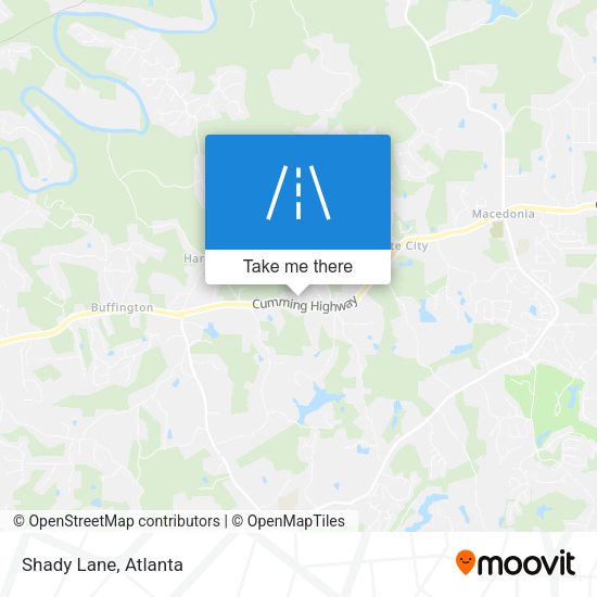 Mapa de Shady Lane