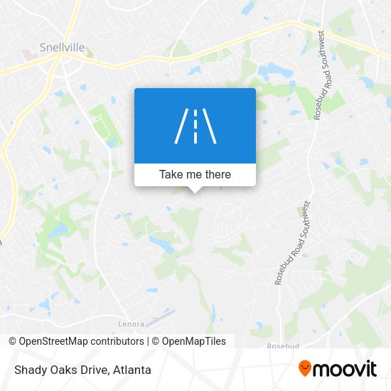 Mapa de Shady Oaks Drive