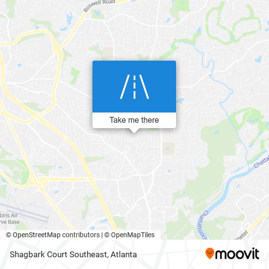 Shagbark Court Southeast map