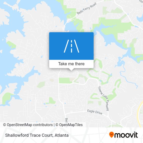 Mapa de Shallowford Trace Court