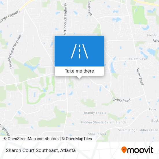 Mapa de Sharon Court Southeast