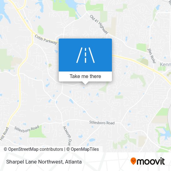 Mapa de Sharpel Lane Northwest