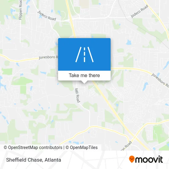 Sheffield Chase map