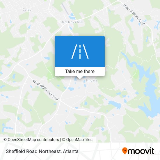 Sheffield Road Northeast map