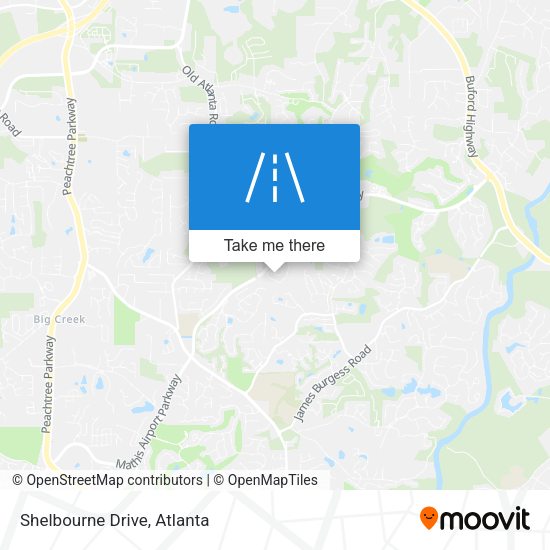 Mapa de Shelbourne Drive