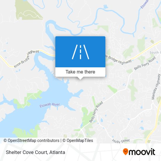 Mapa de Shelter Cove Court