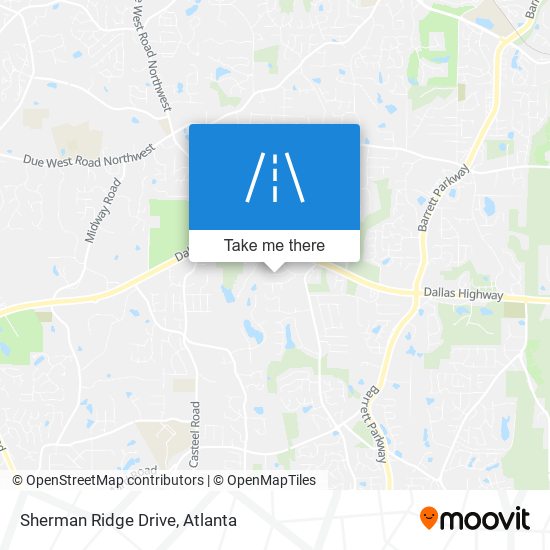 Sherman Ridge Drive map