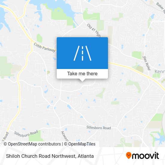 Mapa de Shiloh Church Road Northwest