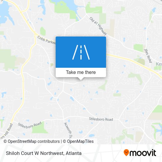 Shiloh Court W Northwest map