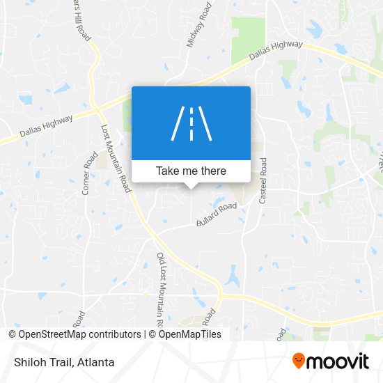 Mapa de Shiloh Trail