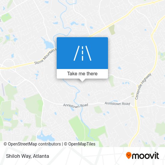 Mapa de Shiloh Way