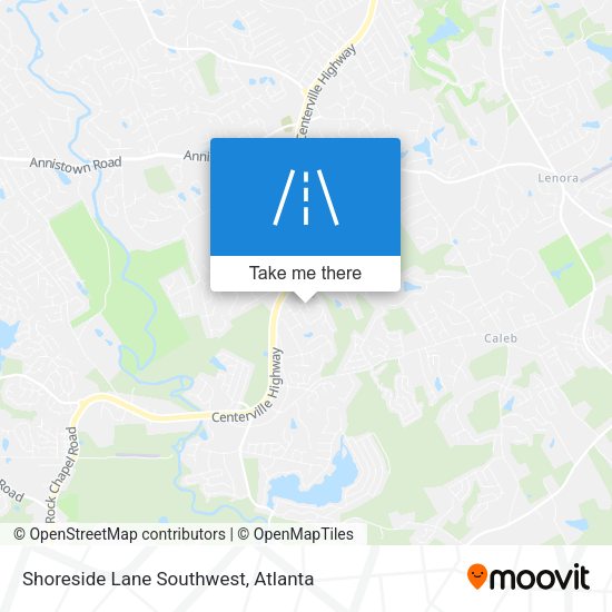 Shoreside Lane Southwest map