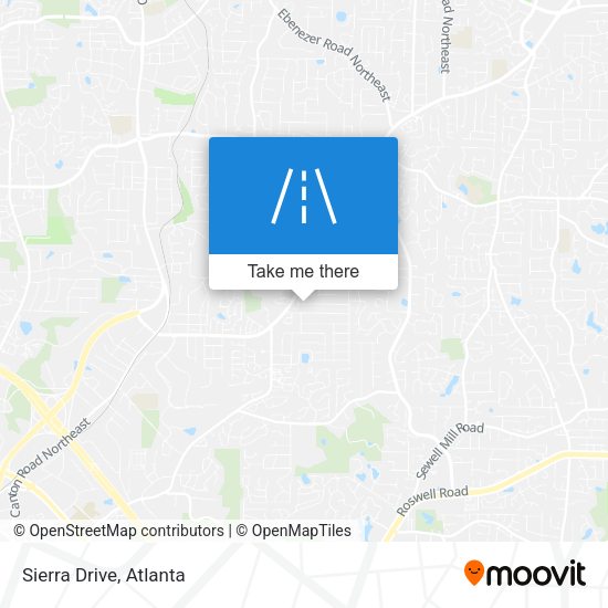 Mapa de Sierra Drive